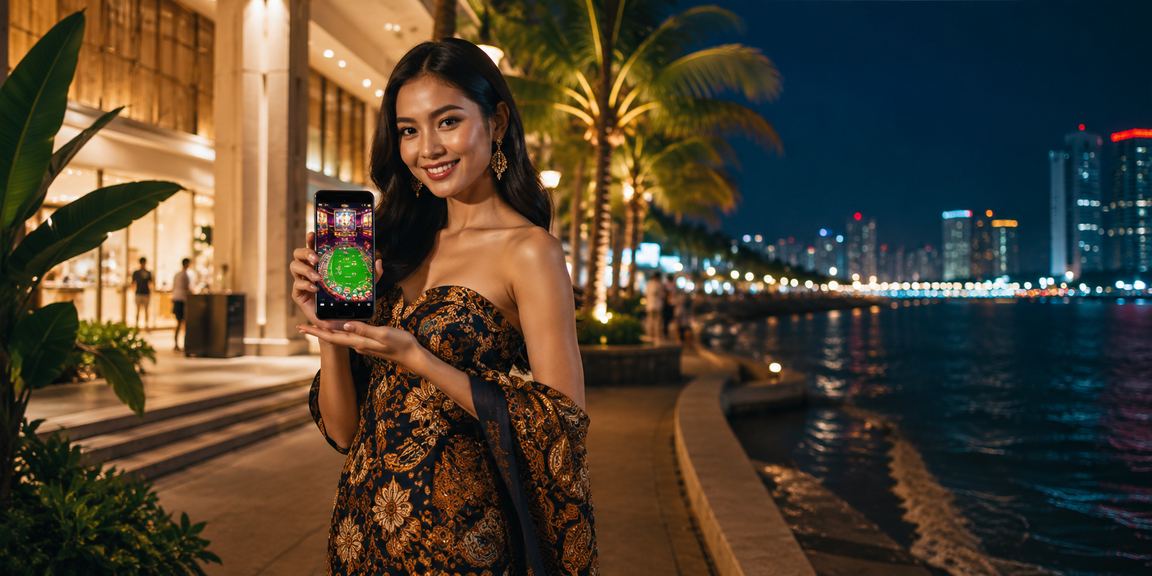 Antara muka aplikasi jackpot cekap33 di Penang dengan reka bentuk batik yang menarik